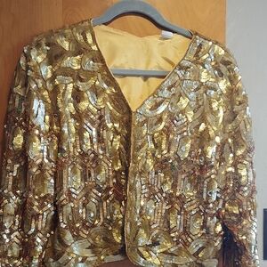 Gold Sequin Jacket